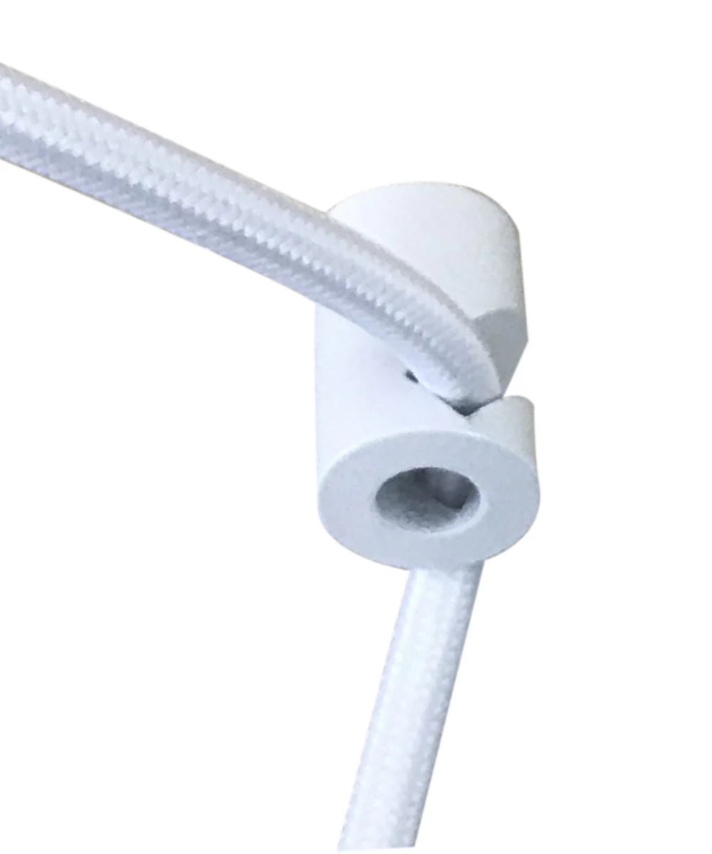 1-Light Plug In Swag Pendant Ceiling Light Granite Grey Shade - Image 6
