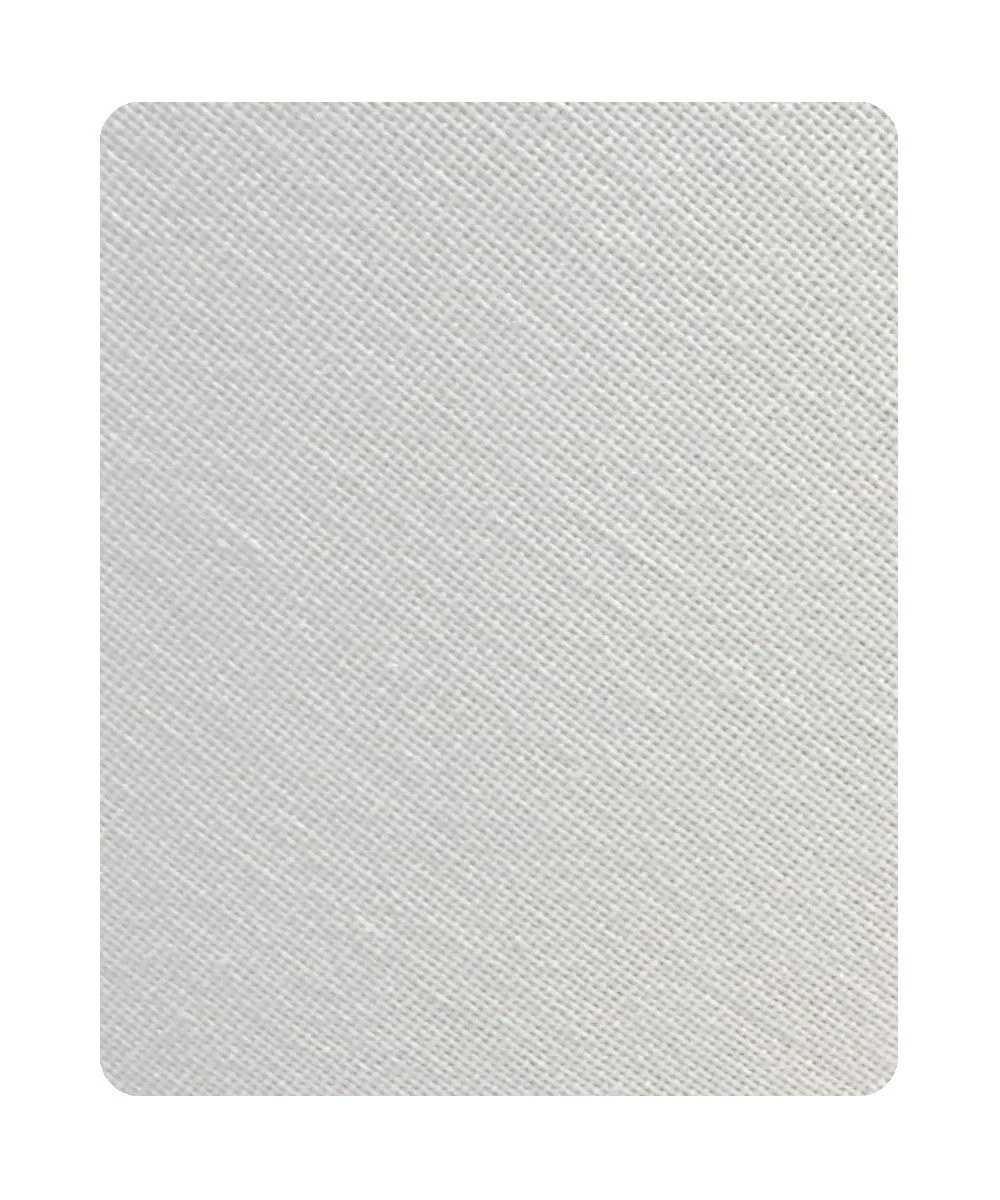 10x12x8 Hardback Shallow Drum Lamp Shade White Linen - Image 2