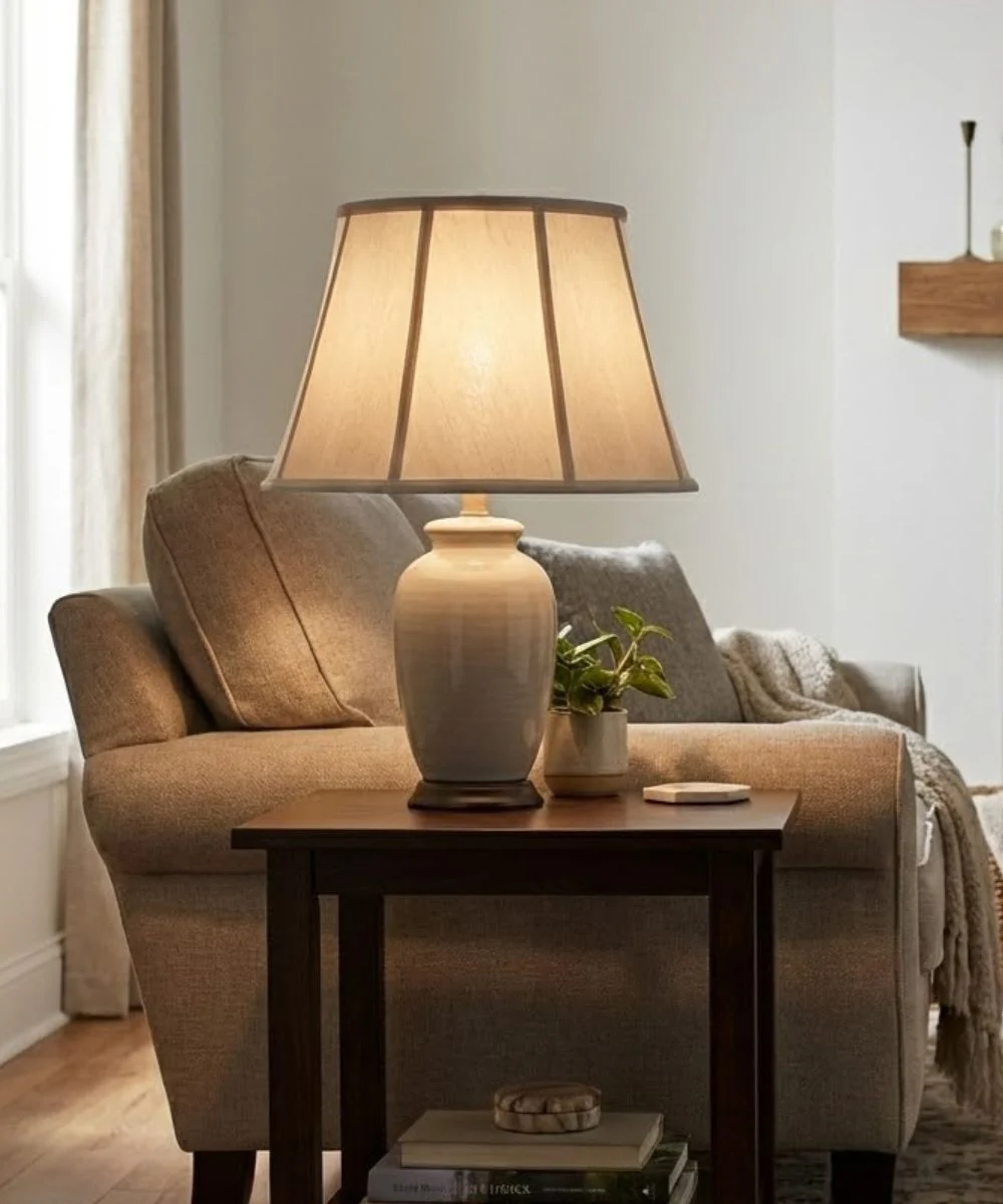 11x18x12 Ivory Shadow Softback Empire Lampshade - Image 2