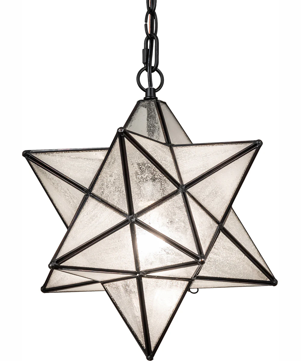 12" Wide Moravian Star Pendant - Image 2
