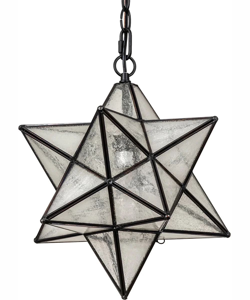 12" Wide Moravian Star Pendant - Image 3