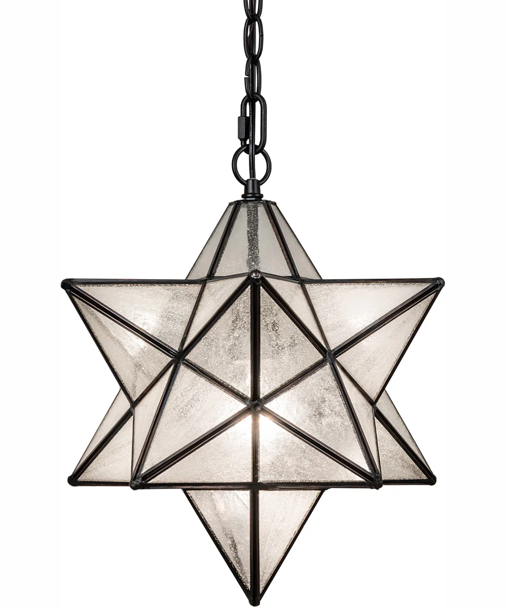 12" Wide Moravian Star Pendant - Image 5
