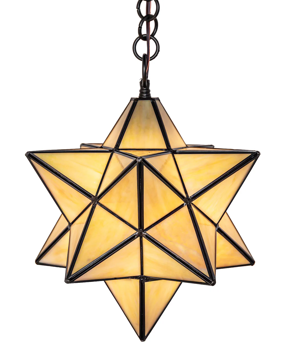 12" Wide Moravian Star Pendant - Image 4