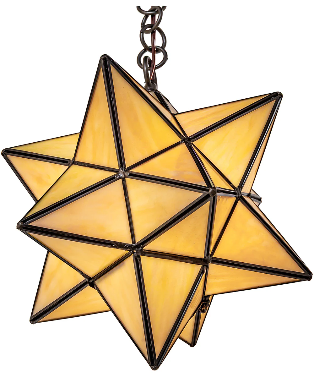12" Wide Moravian Star Pendant - Image 5