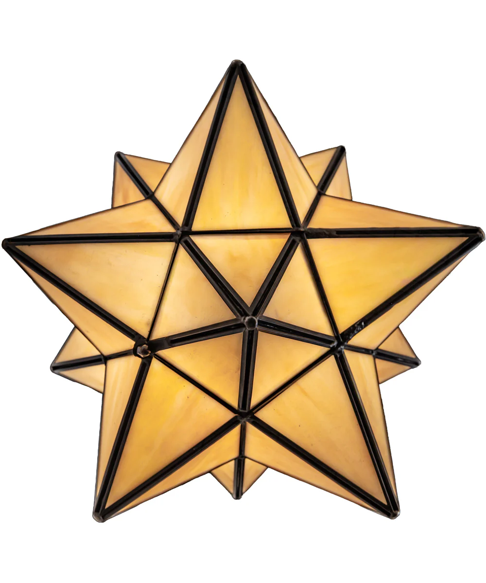 12" Wide Moravian Star Pendant - Image 6