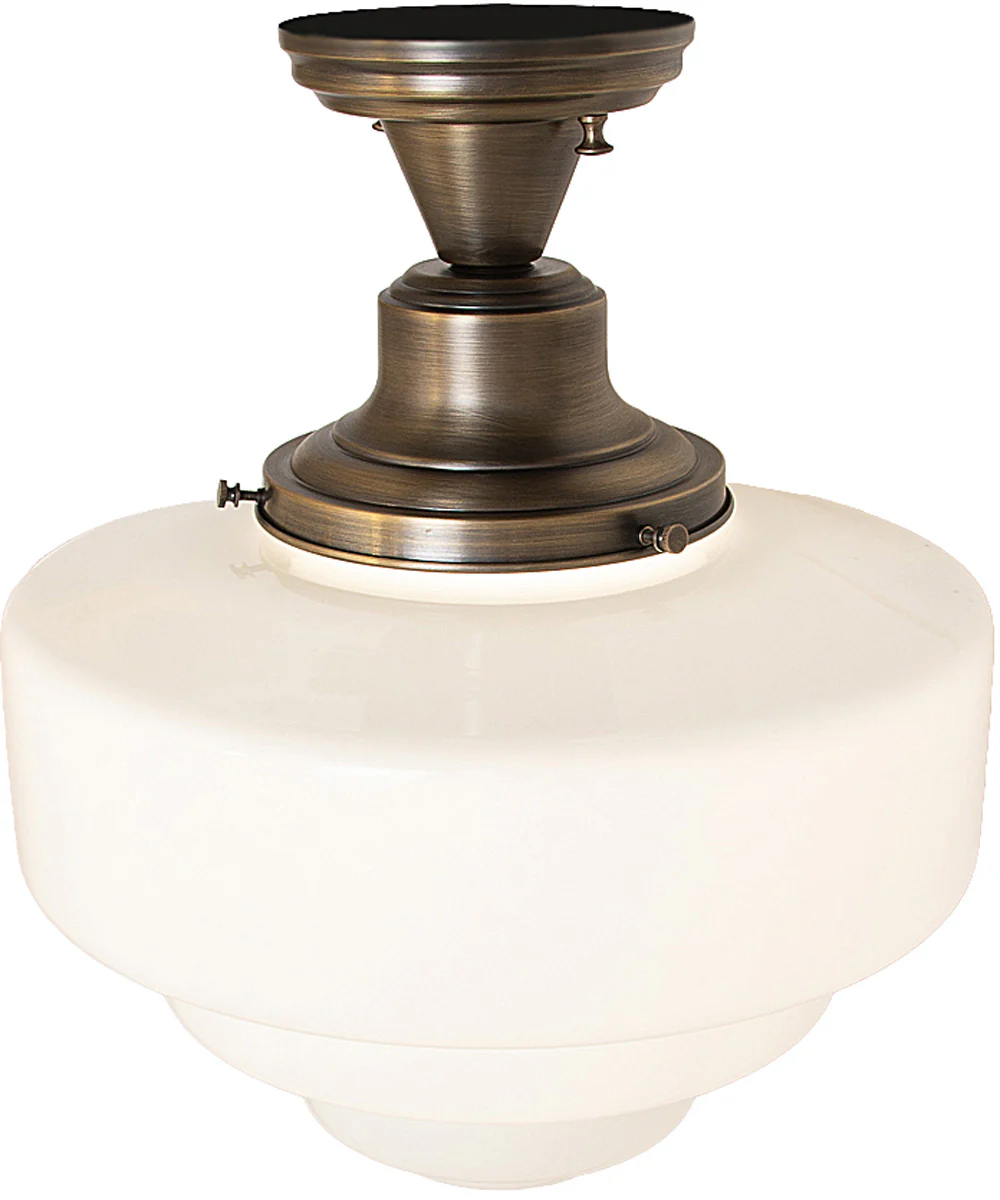 13.5" Wide Revival Schoolhouse Tiered Globe Flushmount - Image 3