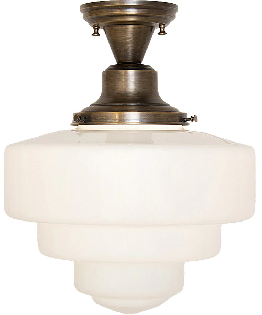 13.5" Wide Revival Schoolhouse Tiered Globe Flushmount - Image 4