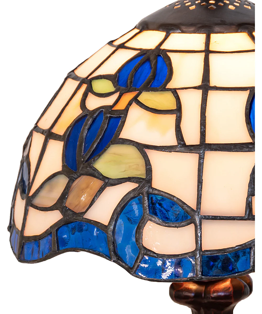 13" High Roseborder Mini Lamp - Image 3