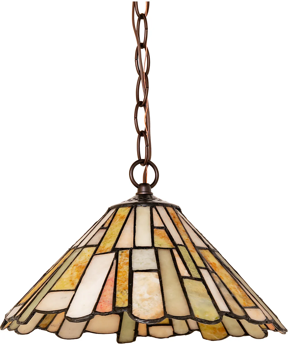 13" Wide DeLighta Jadestone Pendant - Image 2