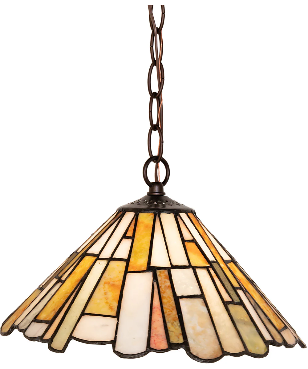 13" Wide DeLighta Jadestone Pendant - Image 4