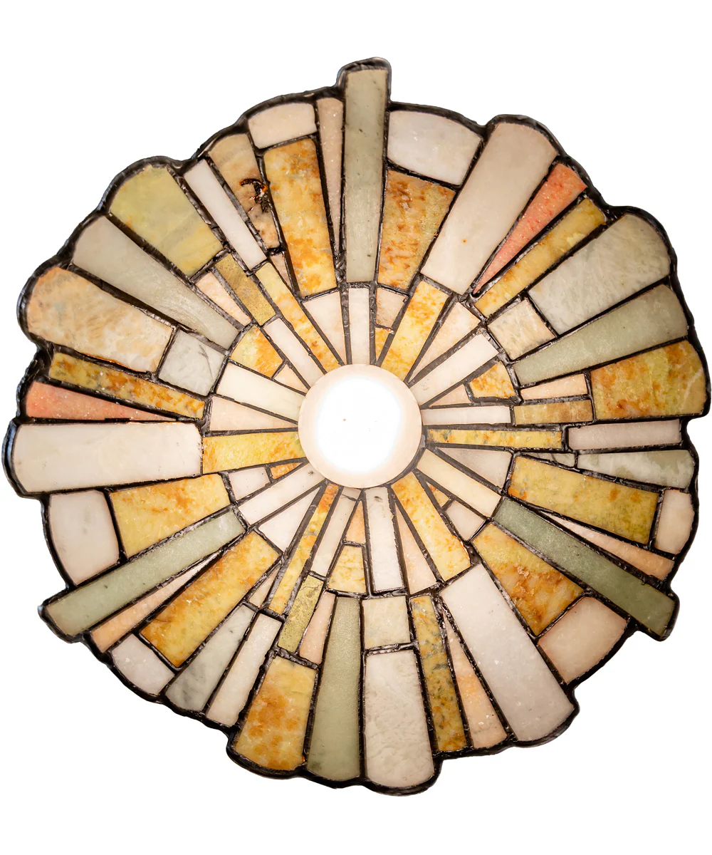 13" Wide DeLighta Jadestone Pendant - Image 6