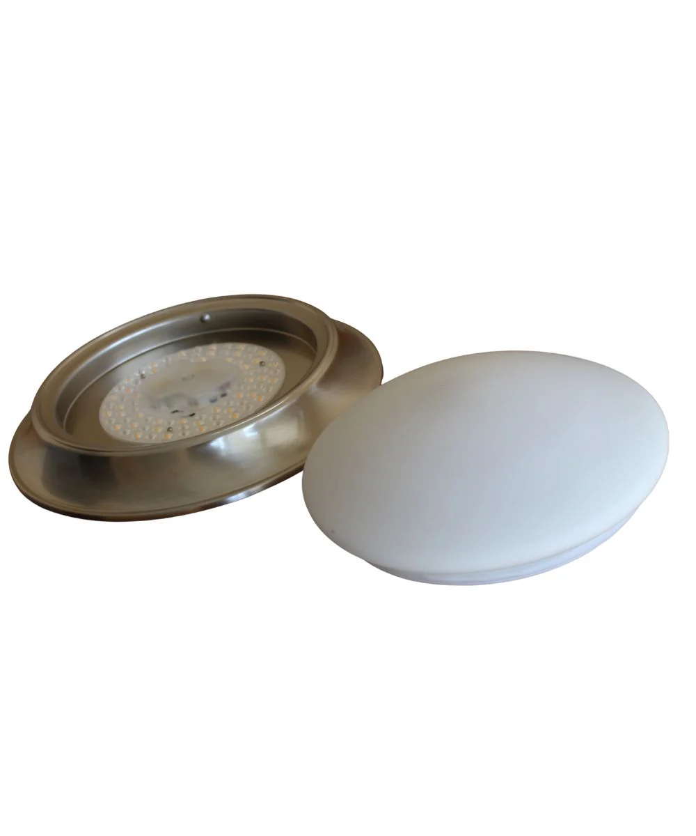 13"w 1-Light LED Flush Mount [6 PACK] Ceiling Lights Brushed Nickel Finish by RP Lighting - Image 5