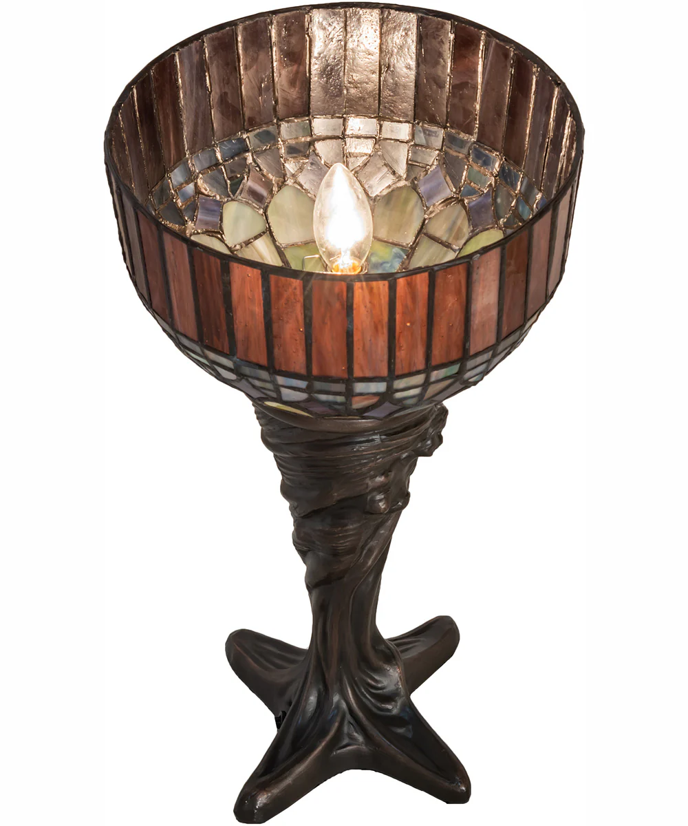 15" High Tiffany Candice Mini Lamp - Image 4