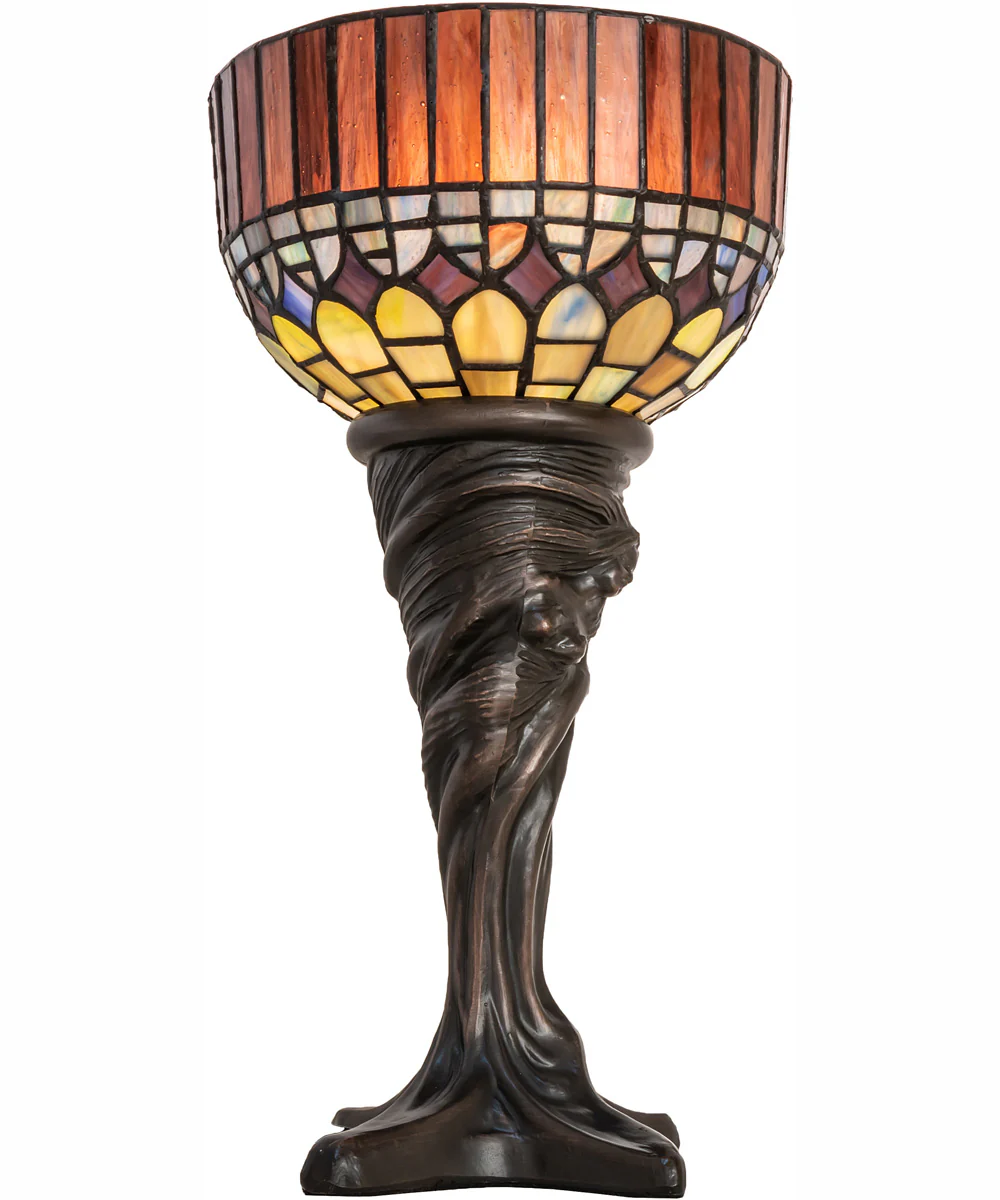 15" High Tiffany Candice Mini Lamp - Image 5