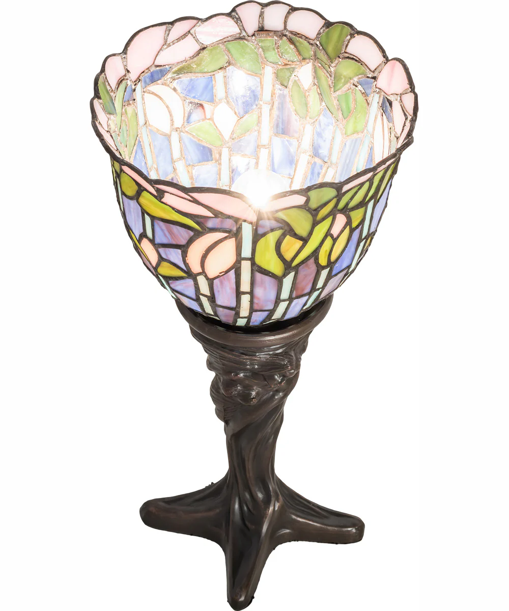 15" High Tiffany Flowering Lotus Mini Lamp - Image 4