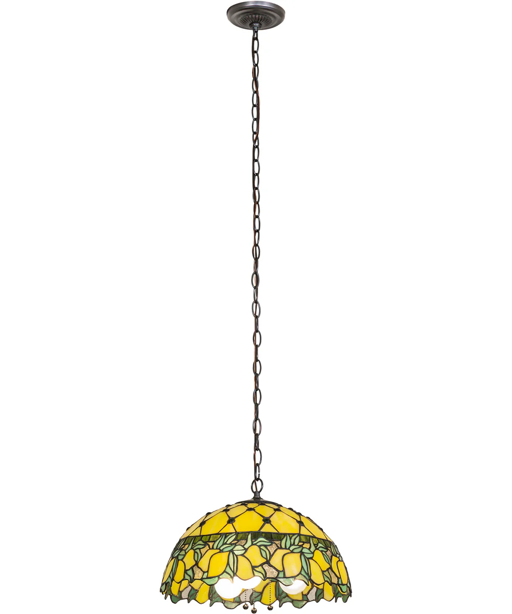 16" Wide Lemons Pendant - Image 9
