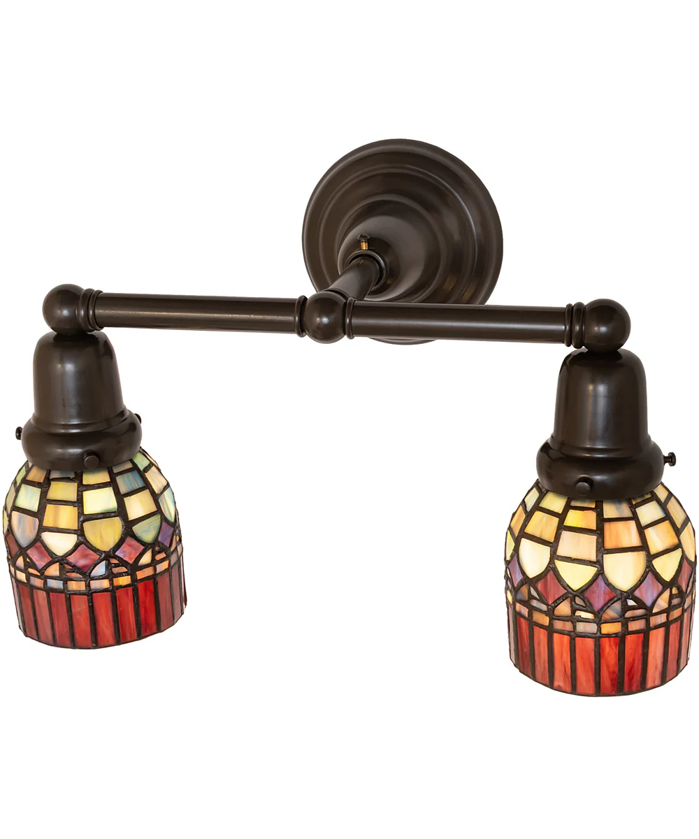 16" Wide Tiffany Candice 2 Light Wall Sconce - Image 3