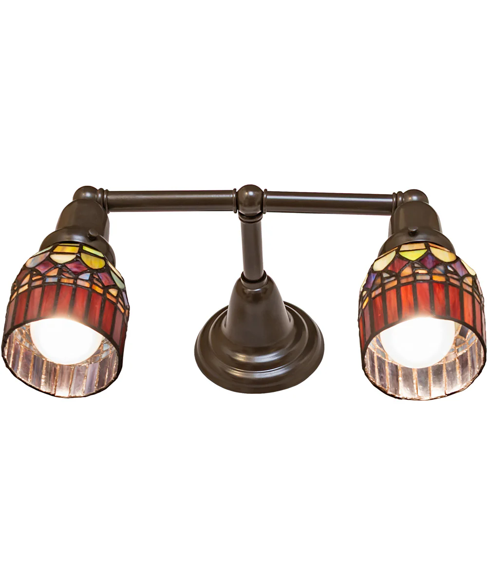 16" Wide Tiffany Candice 2 Light Wall Sconce - Image 5