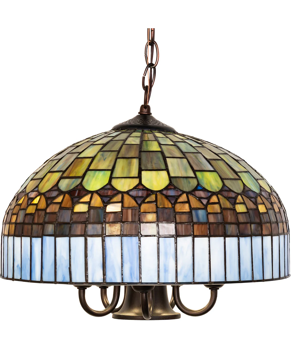 16" Wide Tiffany Candice Pendant - Image 4