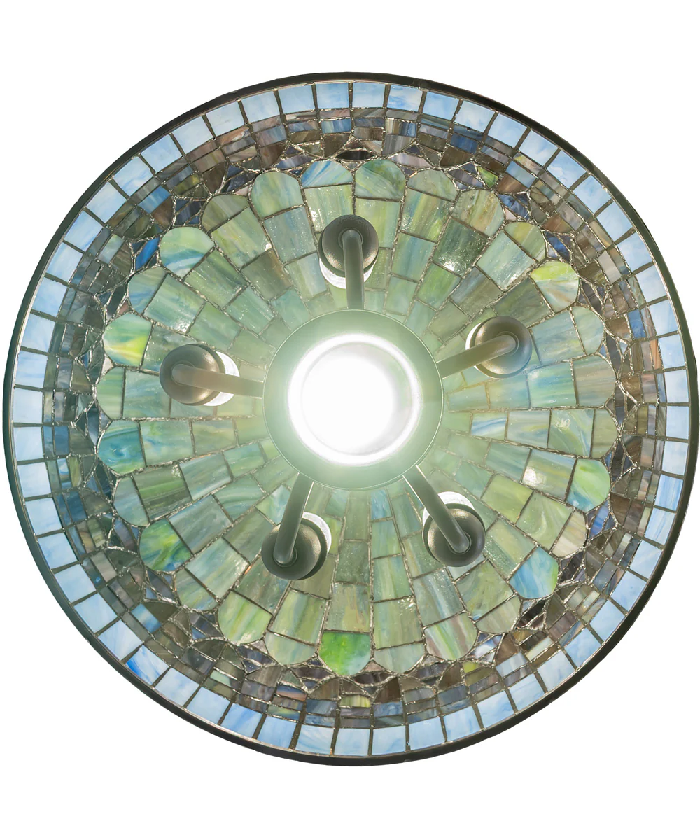 16" Wide Tiffany Candice Pendant - Image 6