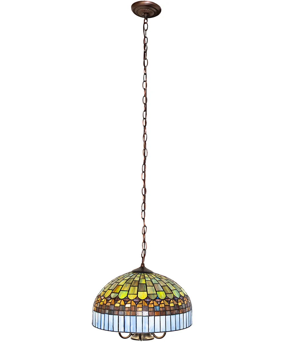 16" Wide Tiffany Candice Pendant - Image 8