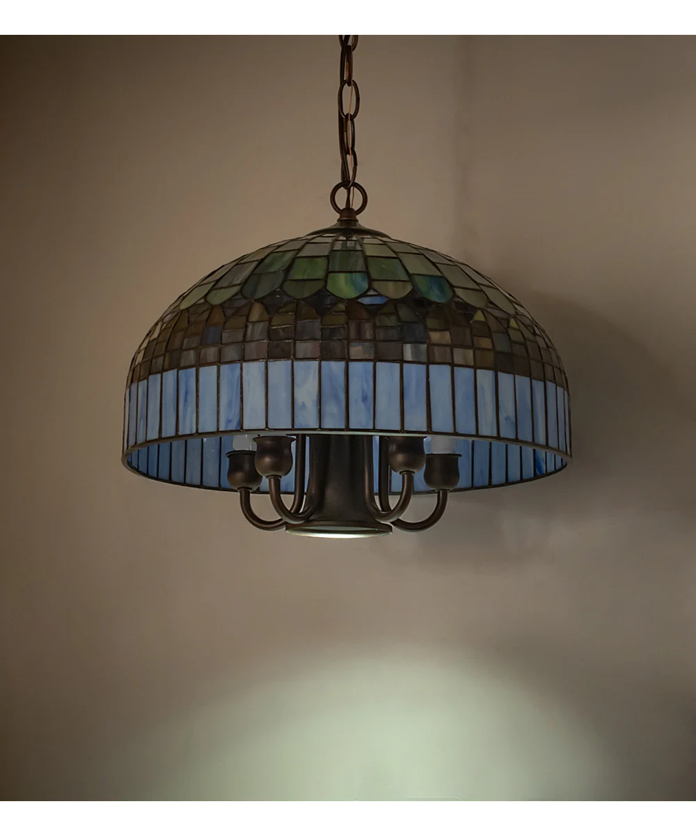 16" Wide Tiffany Candice Pendant - Image 9
