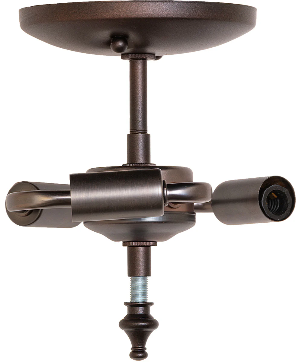 16" Wide Tiffany Fishscale Flush Mount - Image 7
