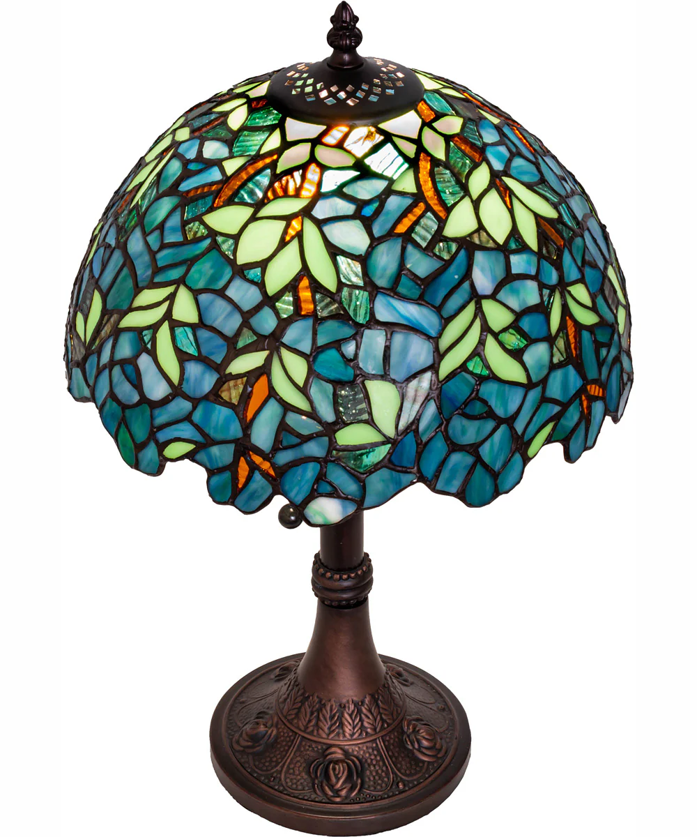 17" High Nightfall Wisteria Table Lamp - Image 4