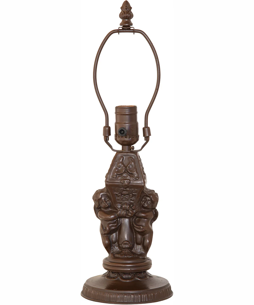 17" High Roussillon Cherub With Lantern Mini Lamp - Image 5