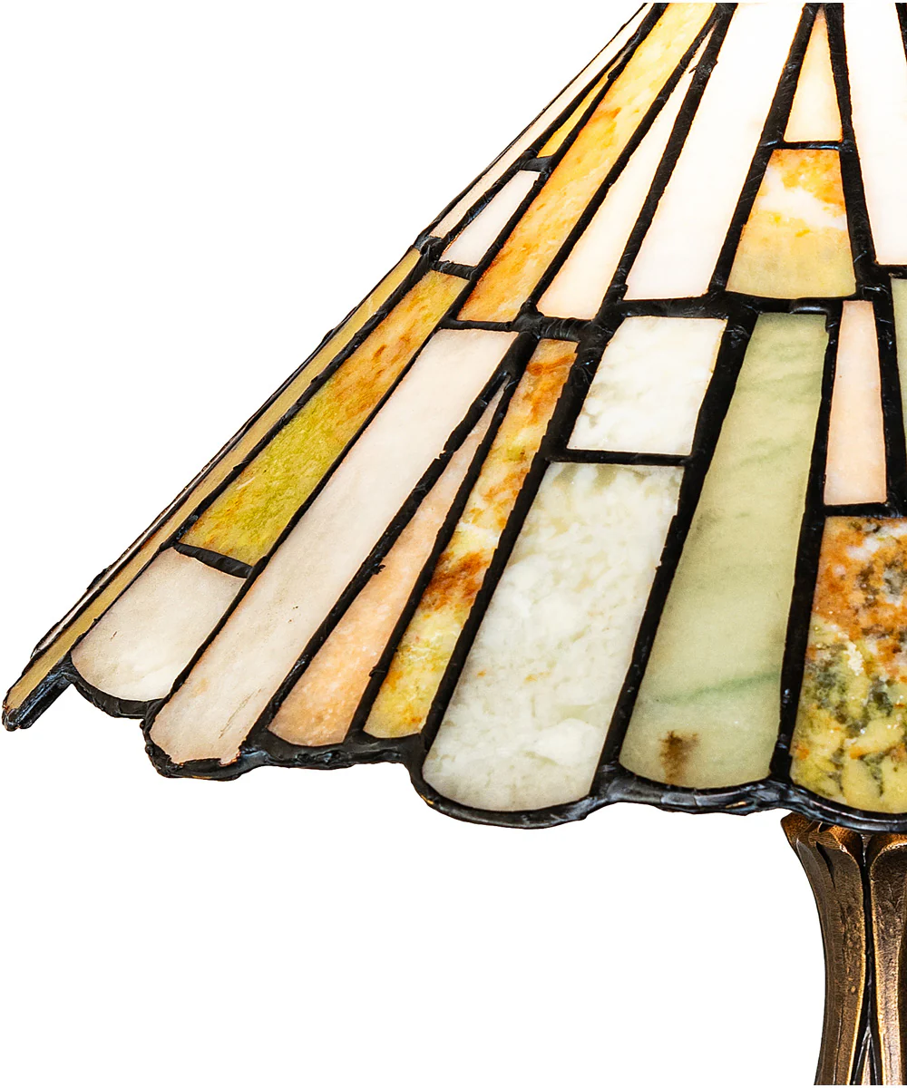 18" High DeLighta Jadestone Accent Lamp - Image 3