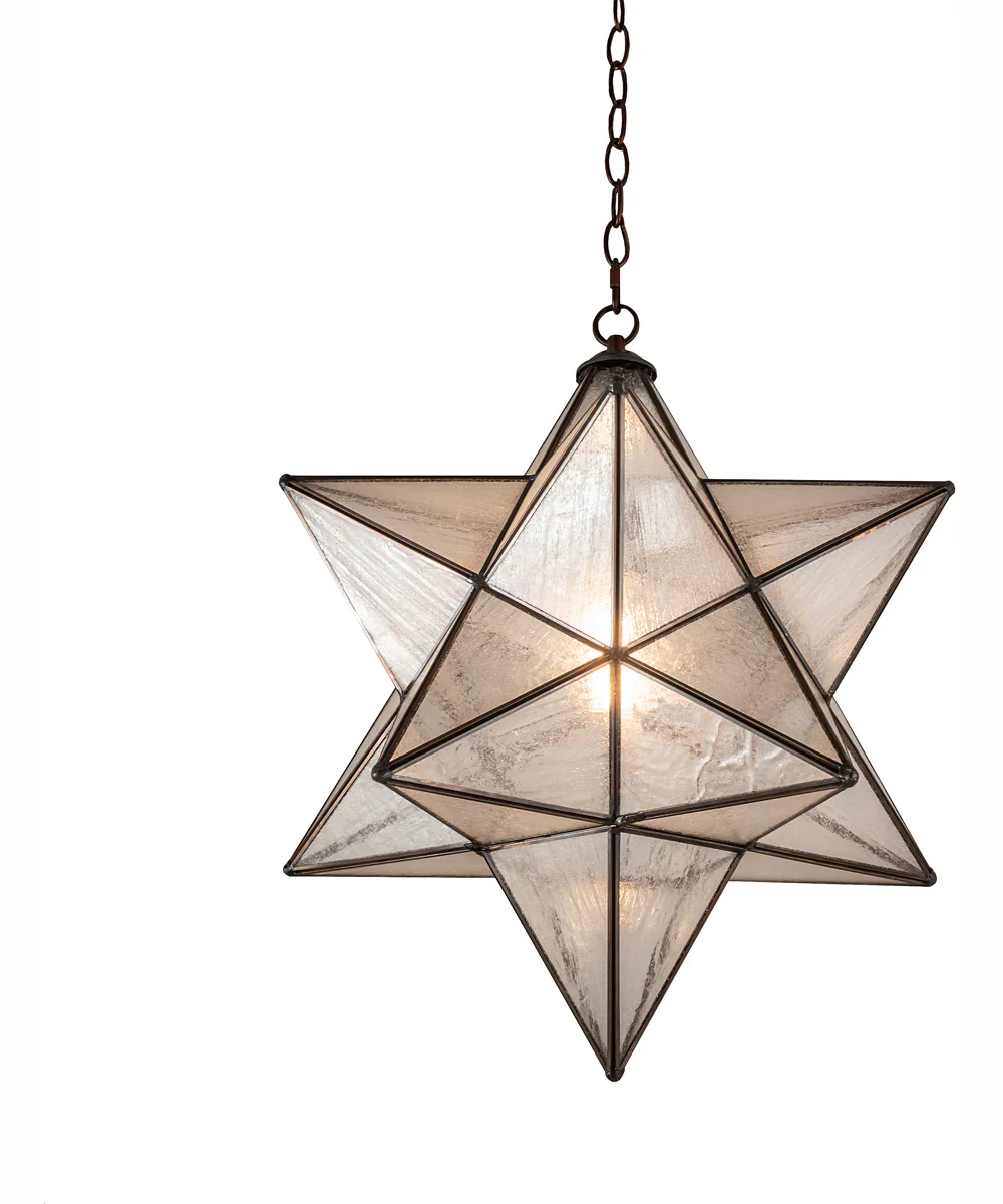 18" Wide Moravian Star Pendant - Image 2