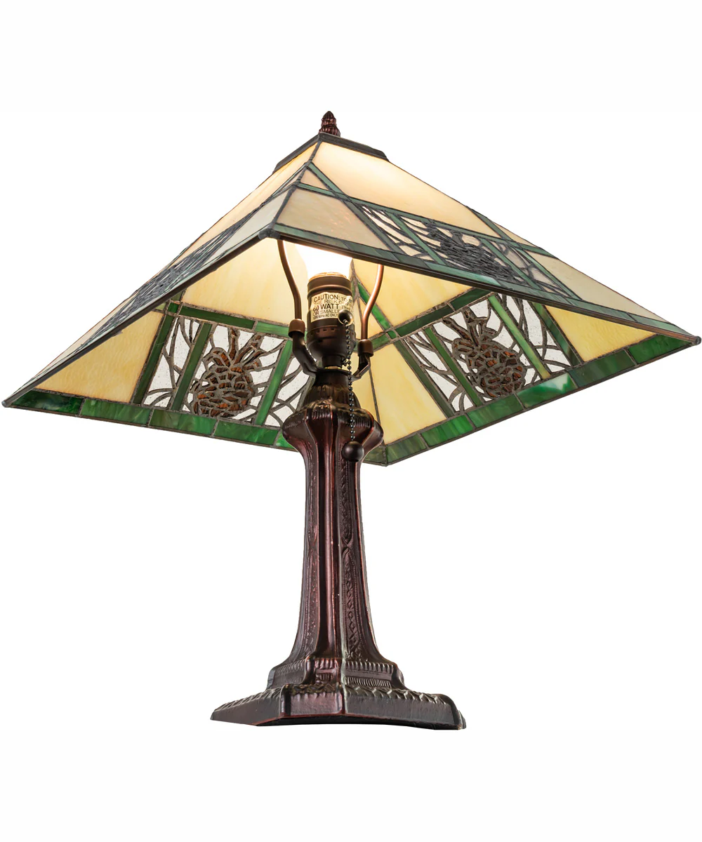 19" High Pinecone Ridge Table Lamp - Image 6