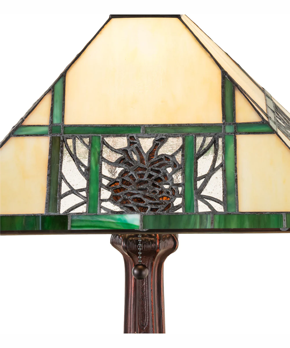 19" High Pinecone Ridge Table Lamp - Image 7
