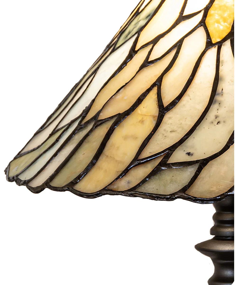 19" High Willow Jadestone Table Lamp - Image 3