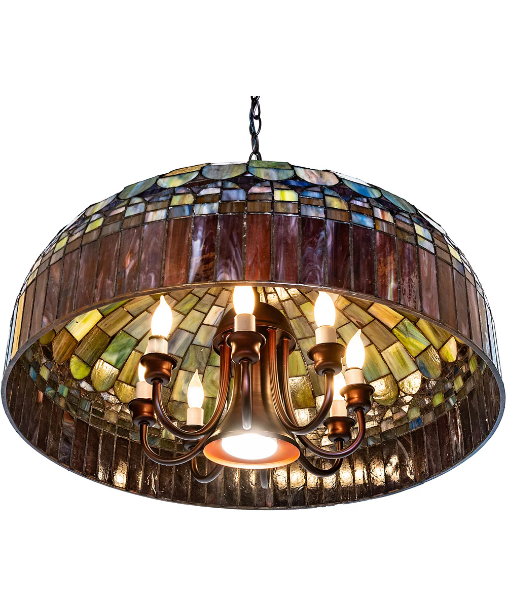 22" Wide Tiffany Candice Pendant - Image 5