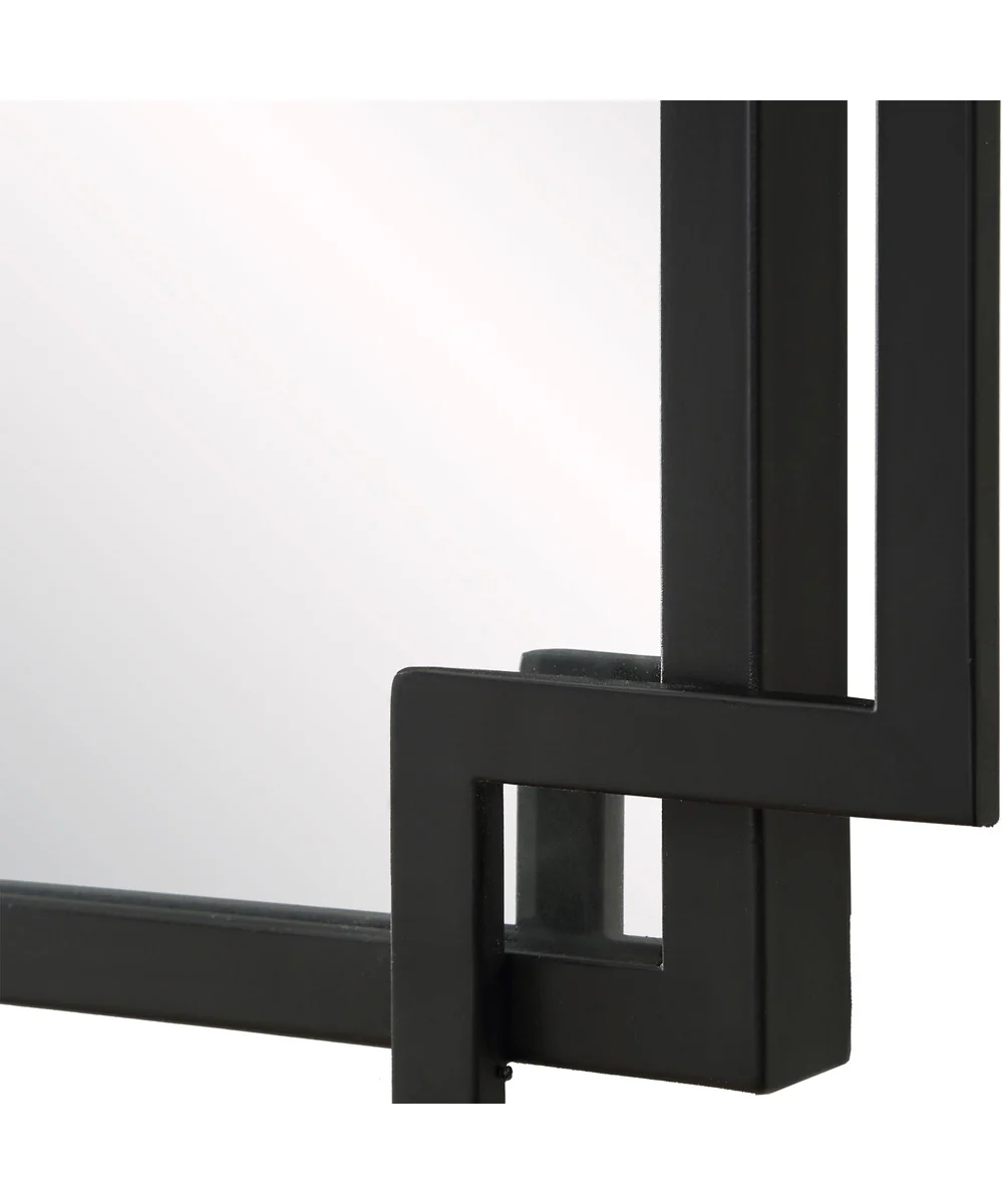 22x34" Wall Mirror in Matte Black - Image 6