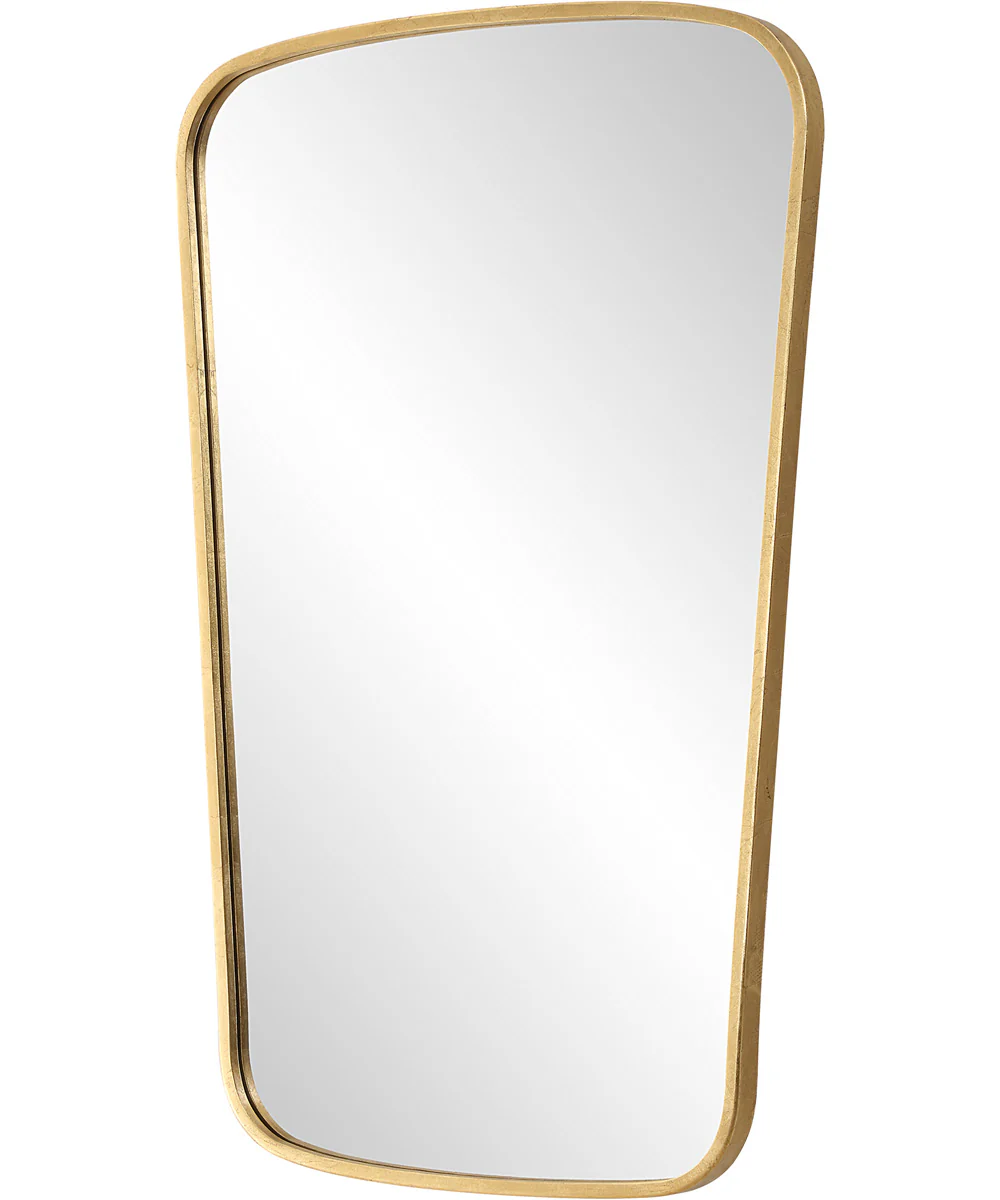 22x34" Wall Mirror with Gold Leaf - Image 4