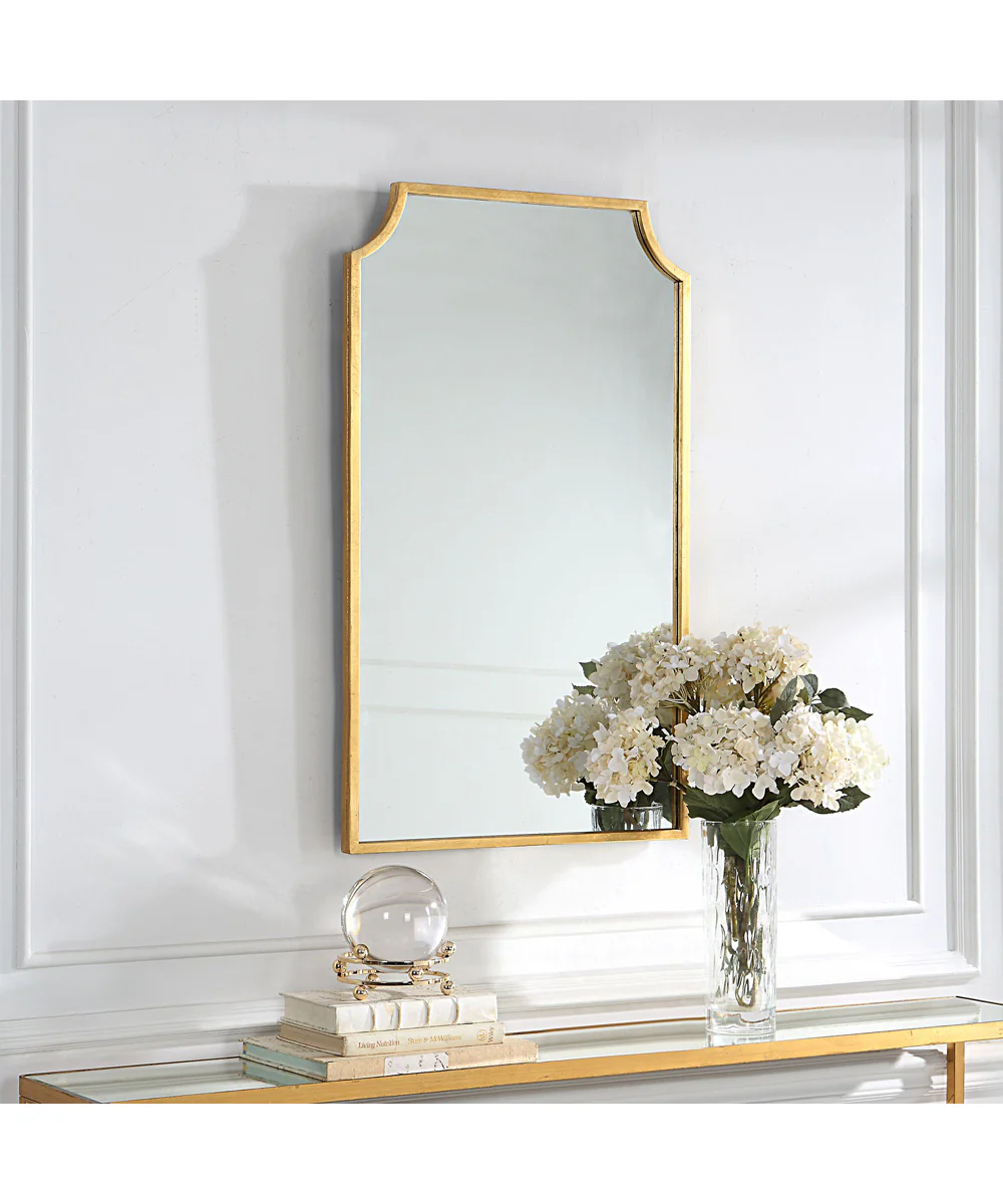22x36" Wall Mirror in Gold Leaf - Image 3