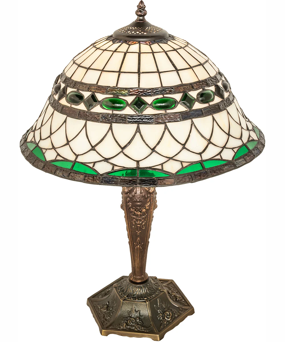 23" High Tiffany Roman Table Lamp - Image 2
