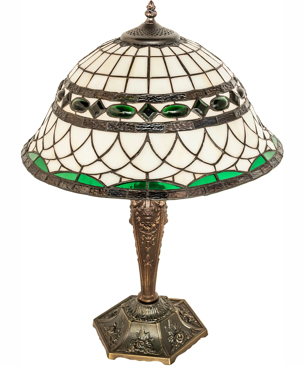 23" High Tiffany Roman Table Lamp - Image 3
