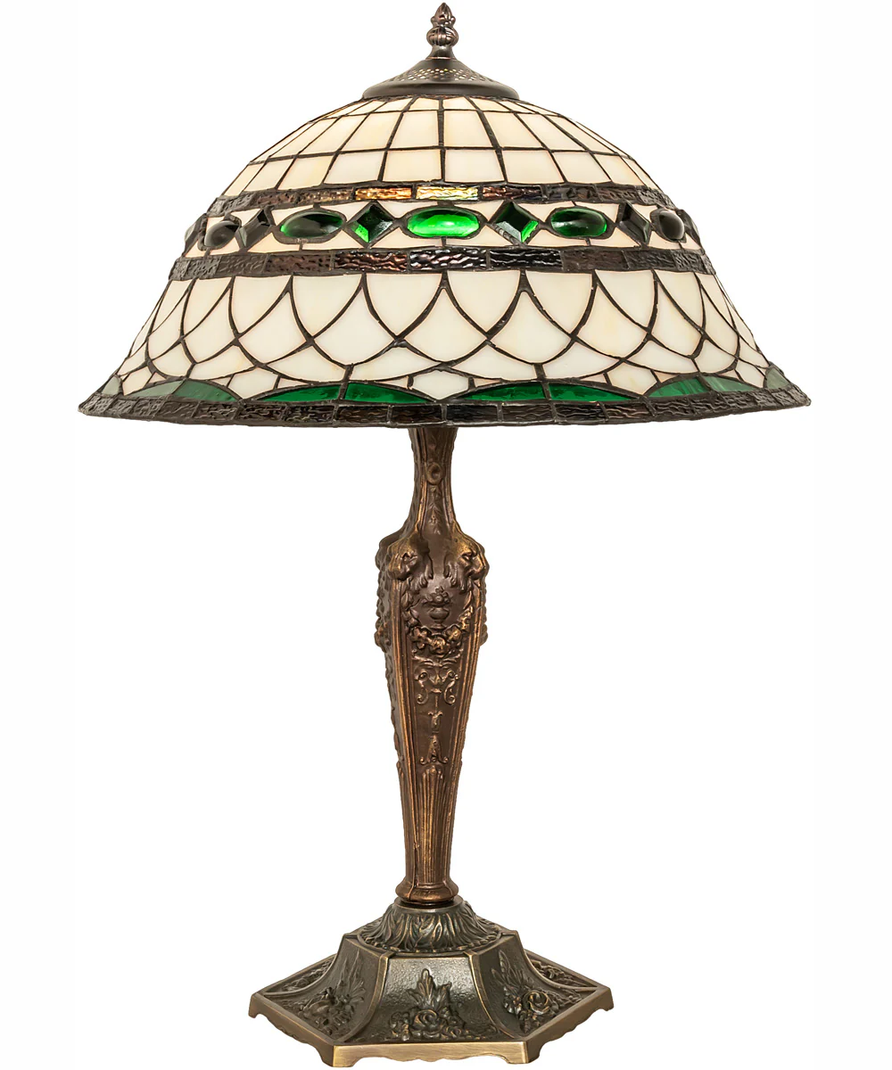 23" High Tiffany Roman Table Lamp - Image 5