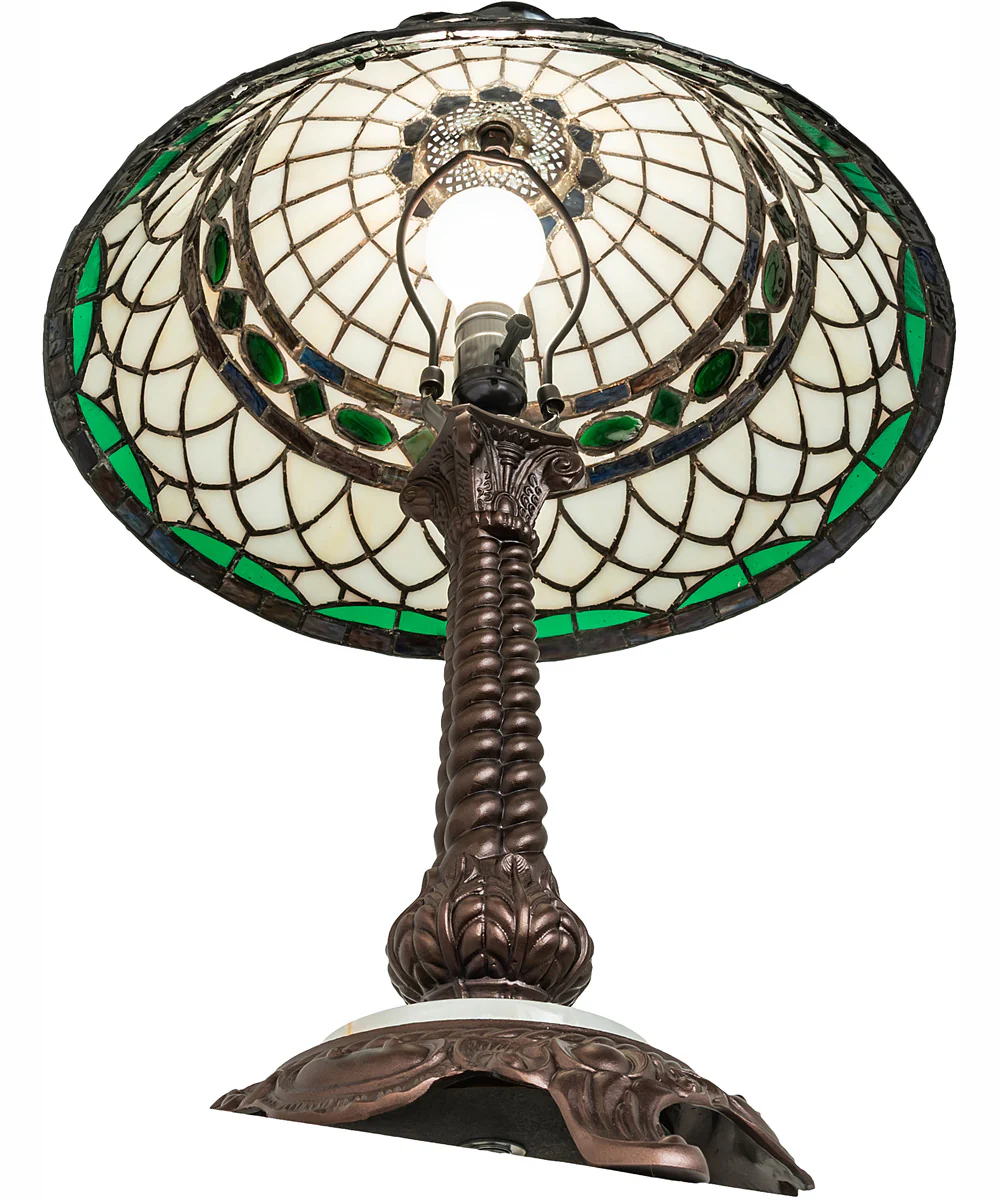 23" High Tiffany Roman Table Lamp - Image 6