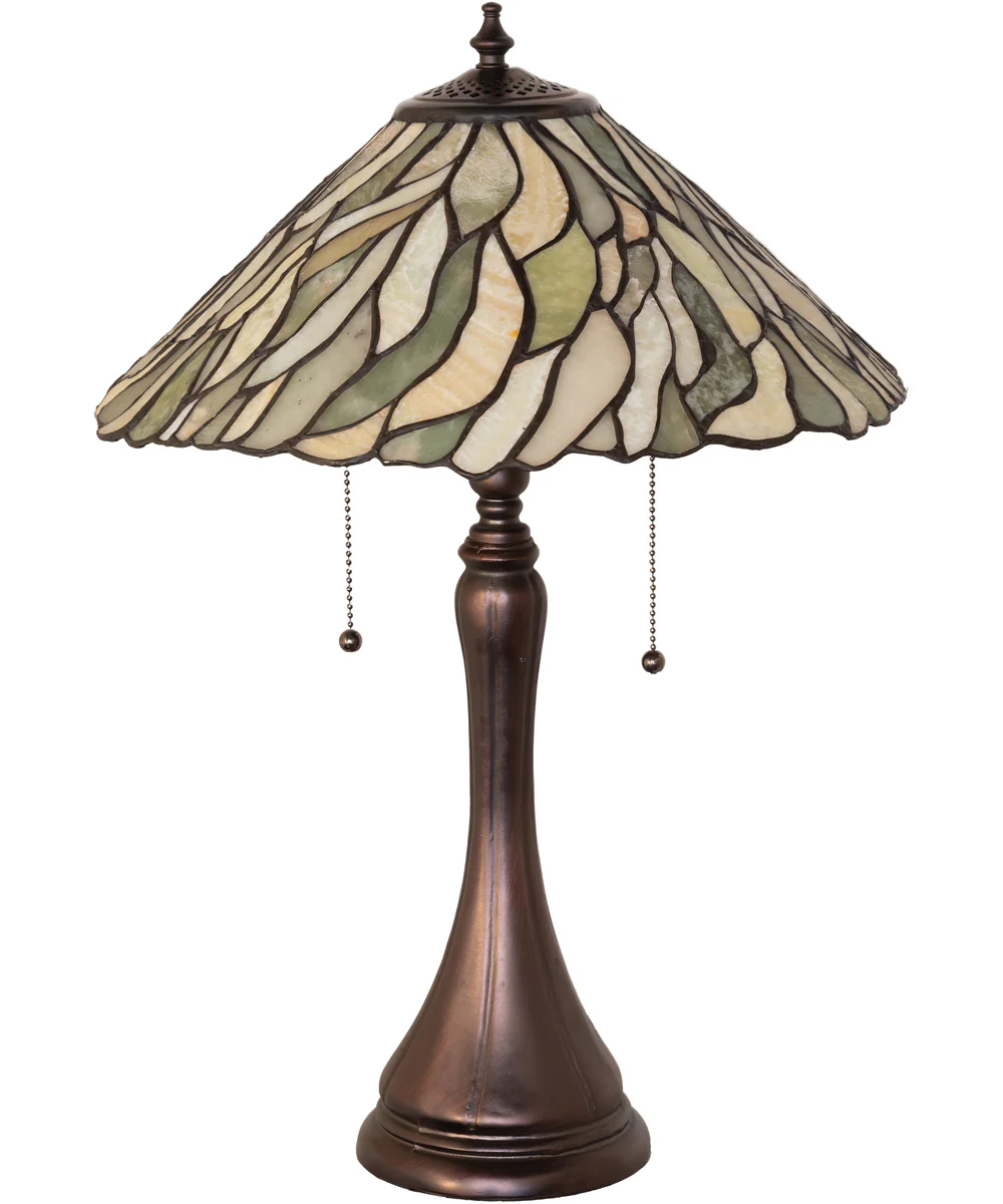 23" High Willow Jadestone Table Lamp - Image 2