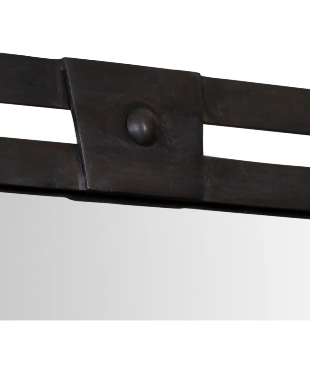 24x36" Wall Mirror in Distressed Gunmetal - Image 4