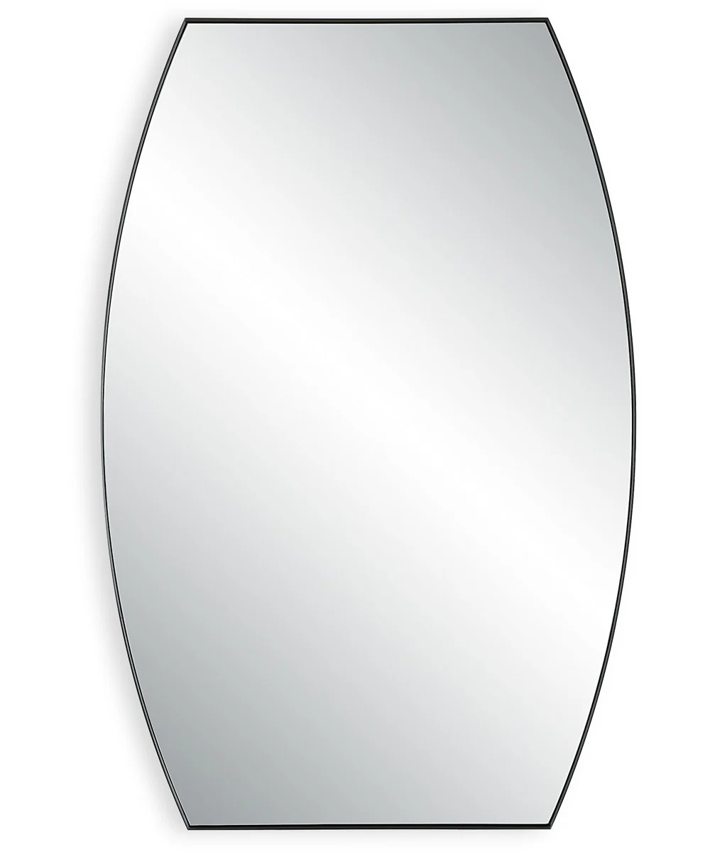 24x36" Wall Mirror Matte Black