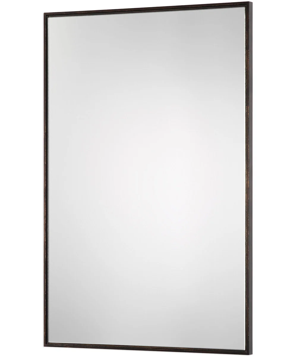 24x36" Wall Mirror Oil Rubbed Bronze - Image 3
