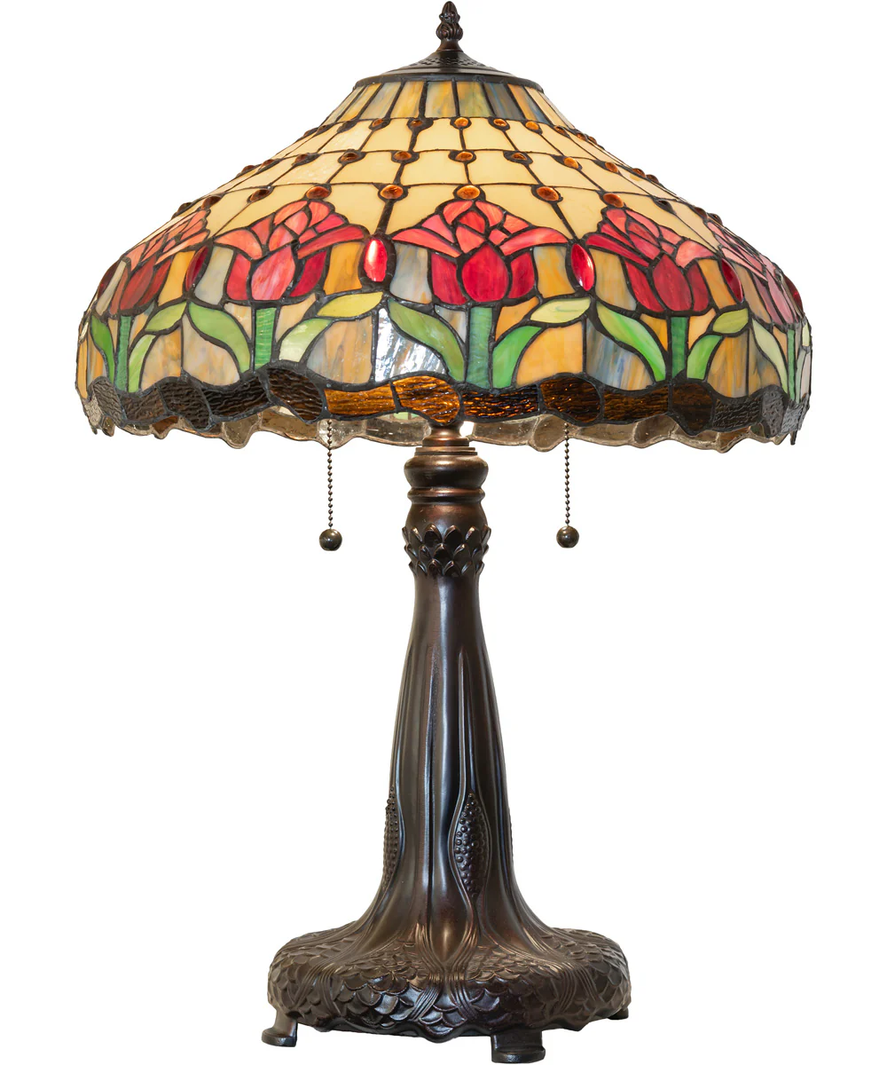 26" High Colonial Tulip Table Lamp