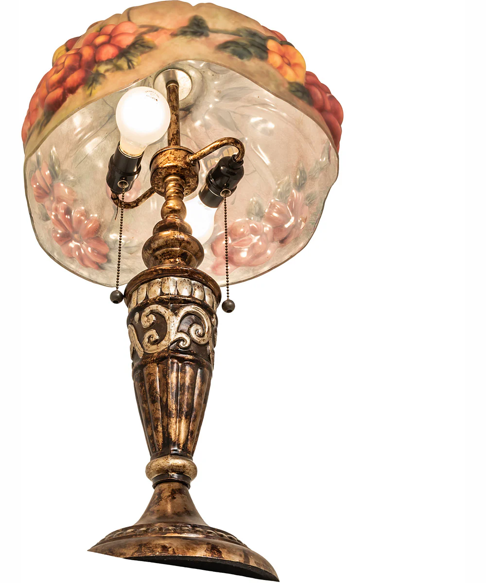 27" High Puffy Butterfly & Flowers Table Lamp - Image 6