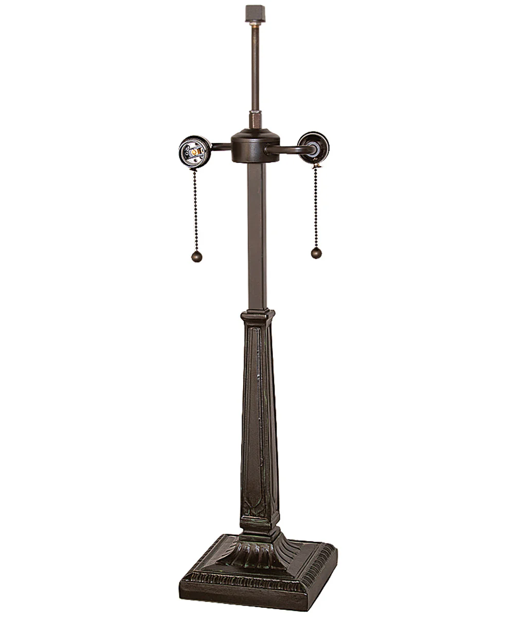 28" High Diamond Band Mission Table Lamp - Image 4