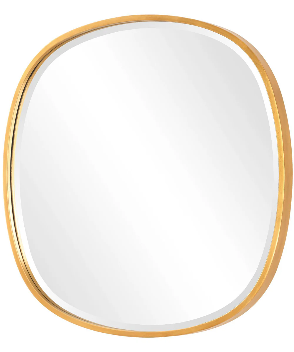 30x30" Wall Mirror with Gold Leaf - Image 4